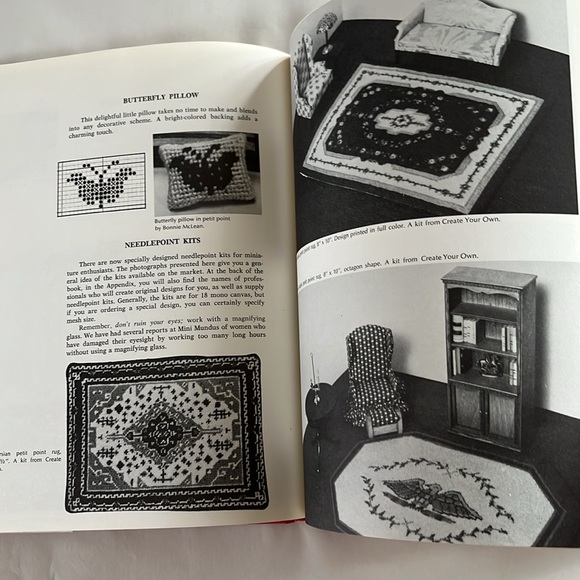 1997 Miniature Needlepoint and Sewing Projects for Dollhouses Kathryn Falk BOOK - Picture 17 of 17